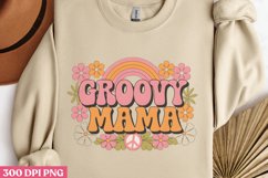 Groovy mama PNG, Mom Mama Mother Day PNG Product Image 1