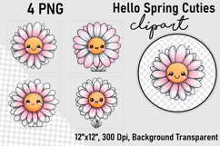 Hello spring cuties clipart Product Image 1