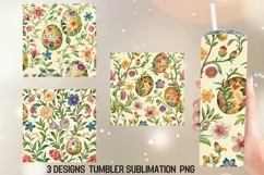 Decoupage Beautiful Easter Skinny Tumbler Designs | Tumbler Product Image 1