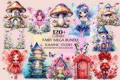 Fairy Mega Clipart Bundle, Fantasy Clipart, Huge Bundle Product Image 1