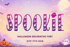 Spookie - Halloween Decorative Font Product Image 1