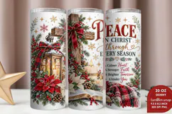 Peace in Christ Christmas PNG, Christian Faith Christmas Sub Product Image 2