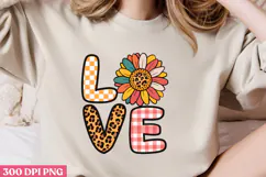 LOVE PNG, Sunflower Sublimation PNG Product Image 2