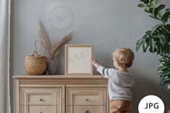Frames Mockup, Baby with frame Mockup JPG Product Image 1