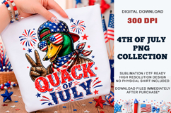 Quack of July Duck PNG | Sublimation DTF Product Image 8