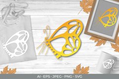 Butterfly Papercut SVG Product Image 1