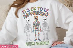 It&#039;s ok to be different PNG, Autism Sublimation PNG Product Image 2