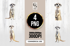 Meerkat Clipart Sublimation PNG Product Image 1