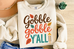 Gobble Y&#039;all Svg | Halloween Svg | Shirt Svg Product Image 1