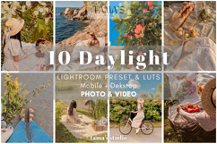 10 Daylight Preset Lightroom and LUTs Video Filter Product Image 1