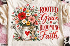 Fueled by Prayer and Coffee PNG, Christian Coffee Lover Shir Product Image 1