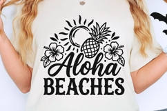 Aloha Beaches Svg, Summer Vibes Svg, Beach Vacation Svg. Product Image 2