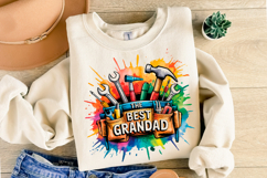 The Best Grandad svg | Svg Cut Files | Shirt Svg Product Image 2
