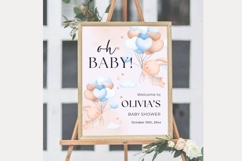 Baby Shower Welcome Template 5 Product Image 1