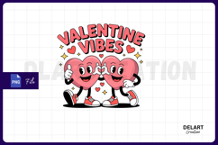 Valentine Vibes PNG Valentine’s Day Png Design Product Image 1