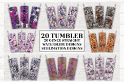 Halloween Tumbler 20oz Skinny Straight Sublimation files Product Image 1