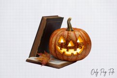 Books Halloween Clipart PNG Product Image 1
