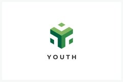 Cube Letter Y logo design vector template Product Image 1