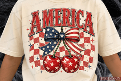 Cherry America Coquette Sublimation Design, Cherry America Product Image 4