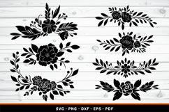 Floral SVG, Flower SVG, Wedding Flowers SVG Product Image 1