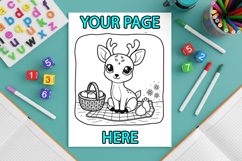 8.5x11 Educational worksheet mockup Product Image 2