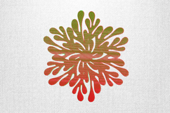 Abstract Burst Floral Embroidery Design Pattern Product Image 1
