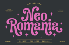 Neo Romania - Modern Serif Font Product Image 1