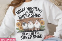 What Happens In The Sheep PNG, Beauty Farm Sublimation PNG Product Image 1