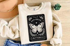 Anti-Social Butterfly svg Design | Svg Cut Files | Shirt Svg Product Image 2