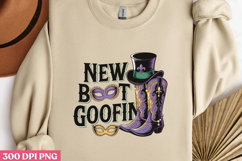 NEW BOOT GOOFIN PNG, Mardi Gras Sublimation PNG Product Image 2