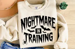 Nightmare in Training Svg | Halloween Svg | Shirt Svg Product Image 2