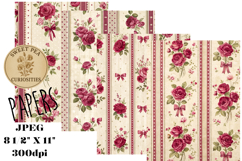 Shabby Chic, Flowers, Papers, Junk Journal Product Image 1