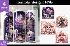 Baby Animals Halloween Tumbler Whimsical pastel halloween Product Image 1