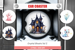 Ghosts Car Coaster Product Image 1