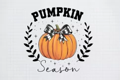 Fall Autumn pumpkin season sublimation PNG CLIPART Product Image 2