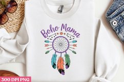 Boho mama PNG, Dog Mom Sublimation PNG Product Image 2