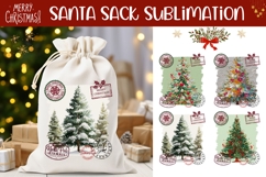 Christmas Tree Santa Sack, Winter Santa Sack Designs Product Image 1
