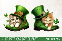 Cat Shoes for St Patricks Day Clipart Product Image 1