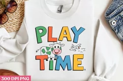 Play Time PNG, Cute Animal Sublimation PNG Product Image 2