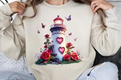 Valentines Day Fairy Houses Clipart PNG Product Image 1