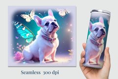 Tumbler Sublimation Design Cute Dog / PNG/ 3D Tumbler Wrap Product Image 2