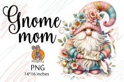 Gnome mom, flowers Product Image 1