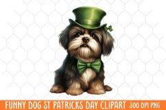 Funny Dog St Patricks Day Clipart Bundle Product Image 2