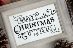 Merry Christmas to All | Farmhouse SVG Product Image 2