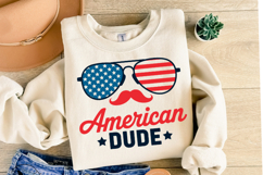 American Dude Svg Design | Svg Cut Files | Shirt Svg Product Image 2