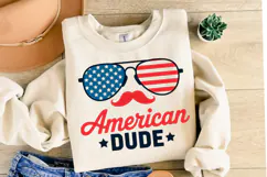 American Dude Svg Design | Svg Cut Files | Shirt Svg Product Image 2