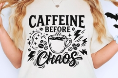 Caffeine Before Chaos Svg, Coffee Lover Svg, Caffeinated Svg Product Image 2