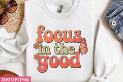 Focus on the Good PNG, Retro Valentine Sublimation PNG Product Image 2