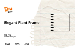 Elegant Plant Frame Product Image 1