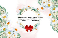 Watercolor Daisy Frames Product Image 1